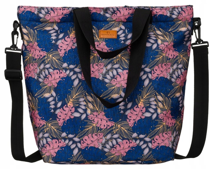 Shopper Rovicky duża torebka torba z uchwytem na ramię paskiem damska