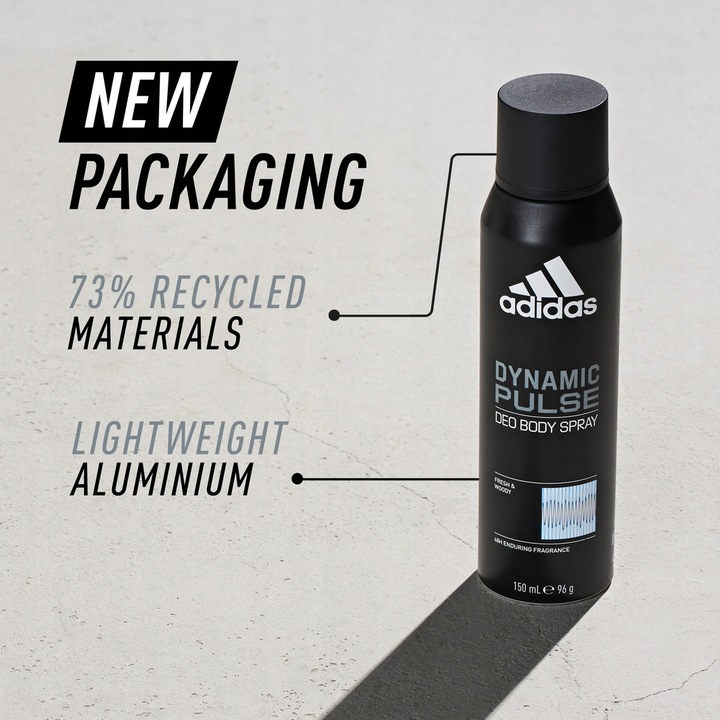 ADIDAS DYNAMIC PULSE DEZODORANT W SPRAYU DLA MĘŻCZYZN 250 ML