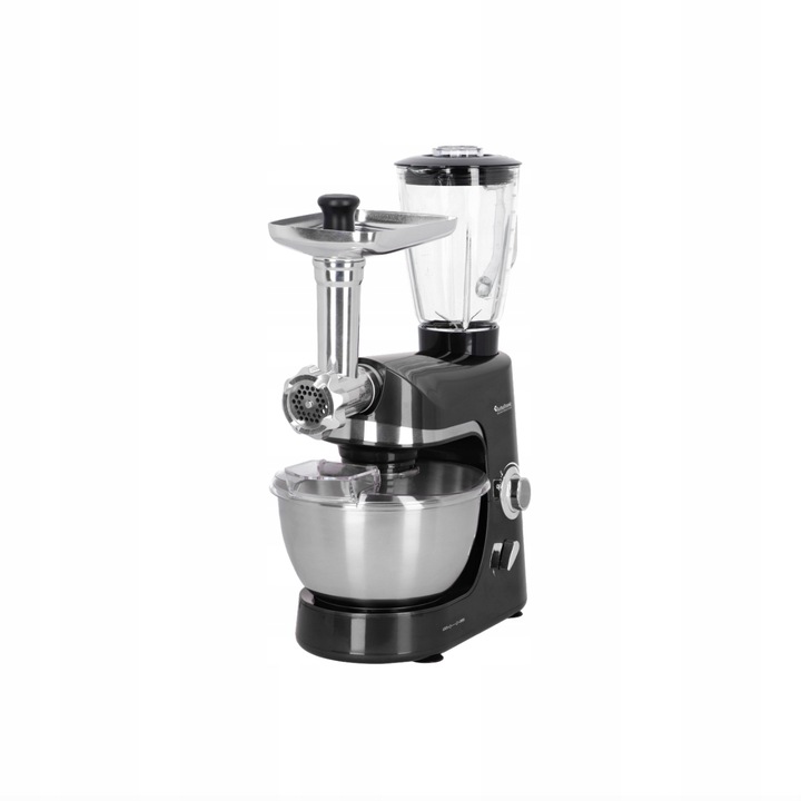 Robot kuchenny TurboTronic planetarny mikser blender 2000w misa 5L Srebrny