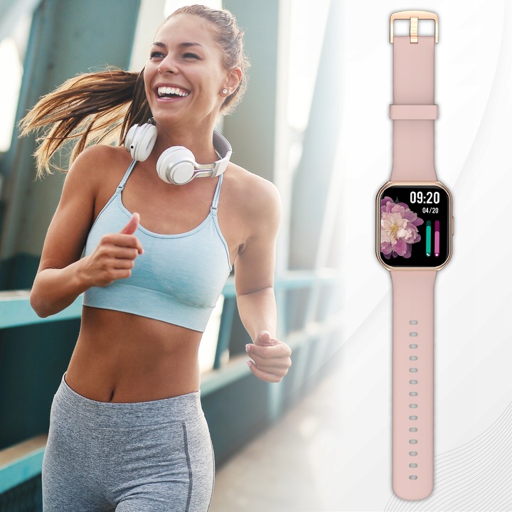 SMARTWATCH DAMSKI ROZMOWY ZEGAREK SPORTOWY POLSKIE MENU GRY SMART WATCH