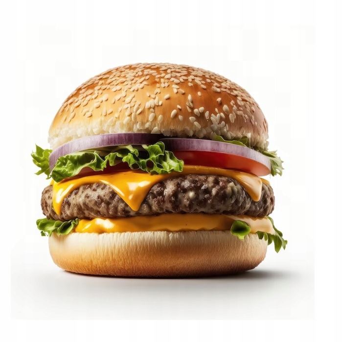 Opakowanie na Hamburgera Pudełko Burger Box Kraft Duże 150x150x80mm 100szt