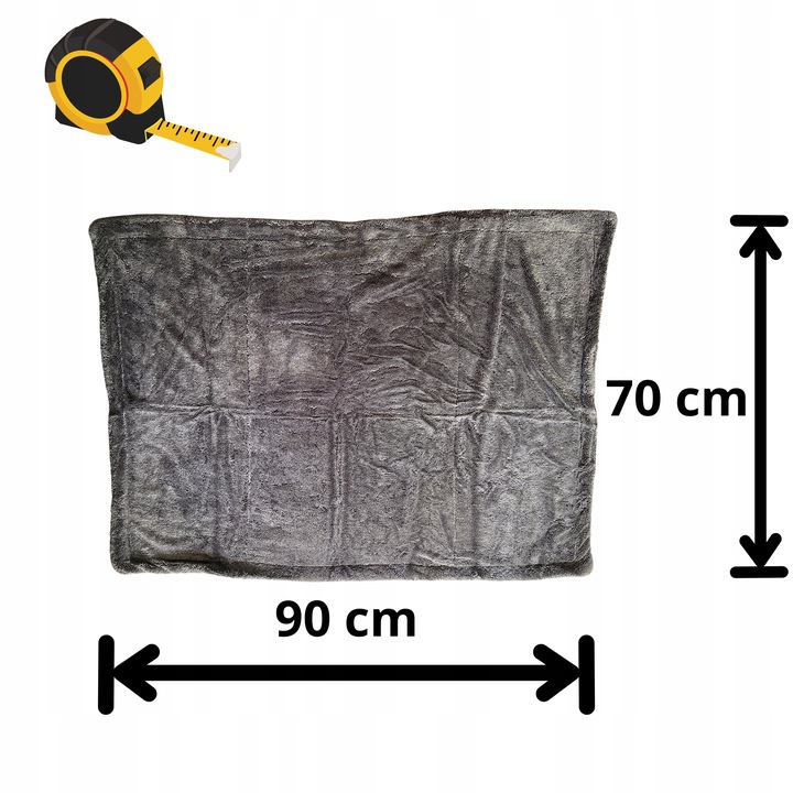 Orca duży gruby ręcznik z mikrofibry do osuszania auta samochodu 1200gsm XL