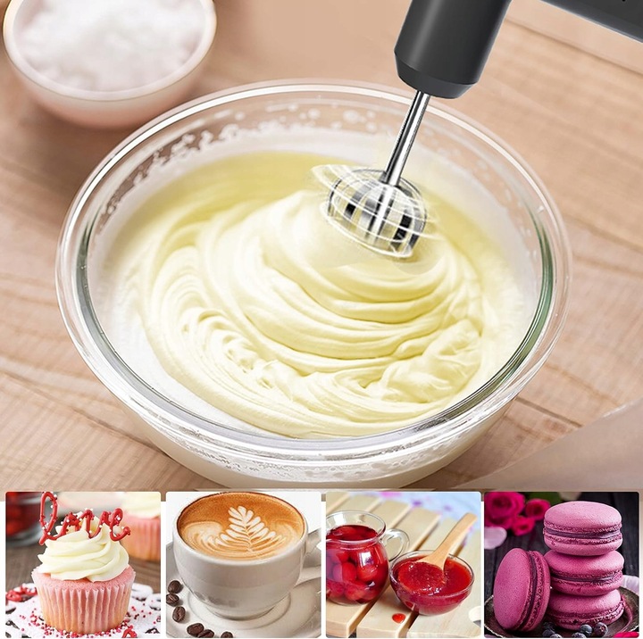 MIKSER ELEKTRYCZNY DO JAJEK BEZPRZEWODOWY 3 BIEGI