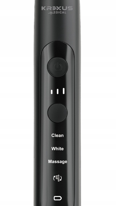 Szczoteczka soniczna elektryczna do zębów 3 tryby Krexus Timer IPX7