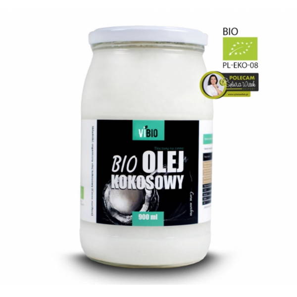 Olej kokosowy nierafinowany do smażenia 900 ml