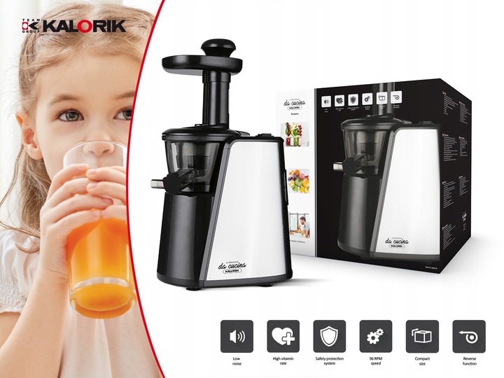 WYCISKARKA WOLNOOBROTOWA MOCNA DO WARZYW I OWOCÓW FE1090W 150W