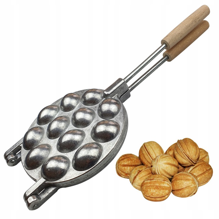 FORMA OPIEKACZ DO PIECZENIA CIASTEK ORZESZKÓW PATELNIA NA ORZESZKI DUŻE #70