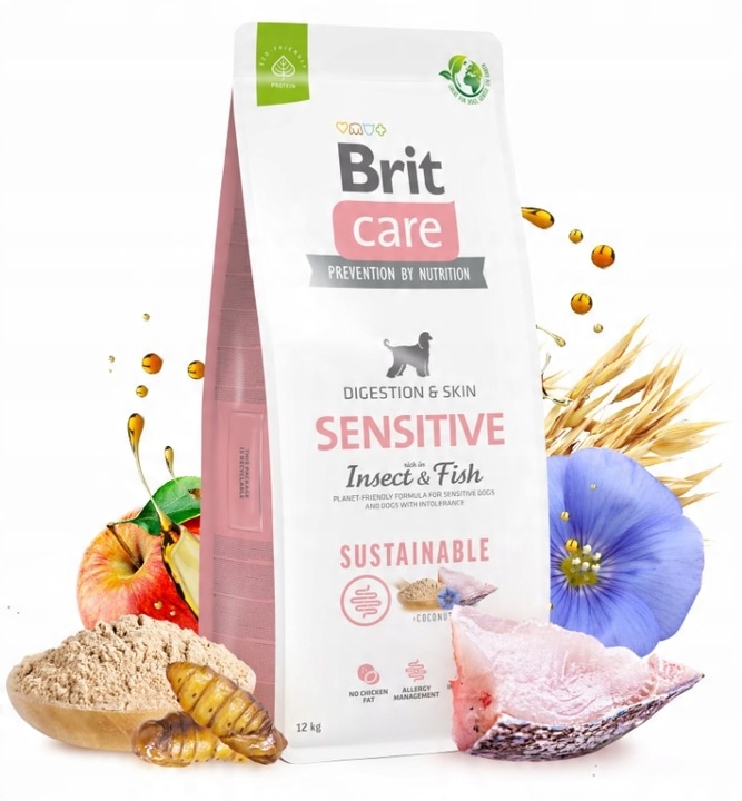 BRIT CARE Sustainable Sensitive Insect & Fish 12kg