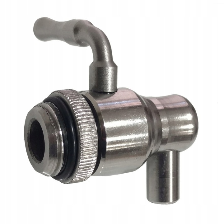 KRAN zawór kulowy STAL nierdzewna INOX gwint 1/2 cala 1/2" KRANIK do beczka