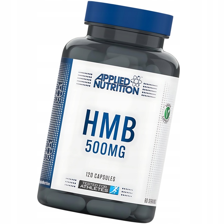 APPLIED NUTRITION HMB 500mg ANTYKATABOLIK WZROST MIĘŚNI SIŁA CZYSTY 120 KAP