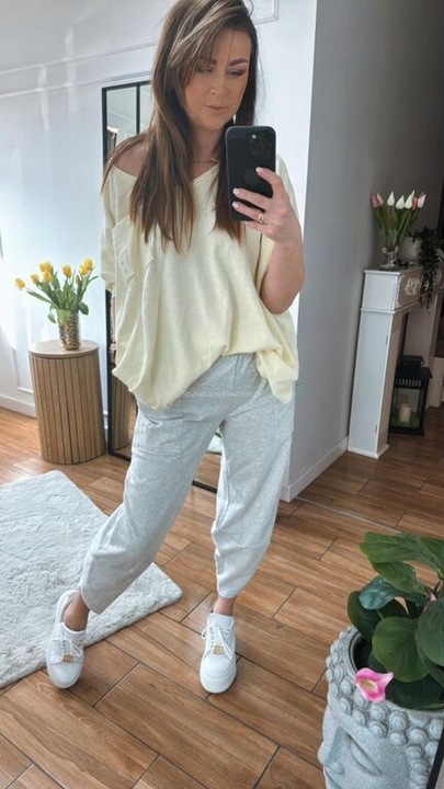 BY O LA LA! BLUZKA BASIC WĘZEŁ ANANAS UNI