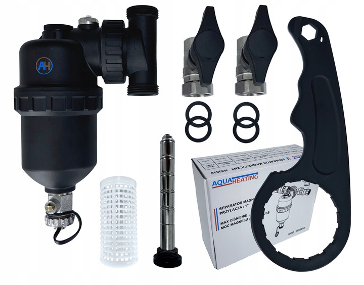 X-HOME FILTR MAGNETYCZNY 3/4" DN25 SEPARATOR ZANIECZYSZCZEŃ ODMULNIK C.O.