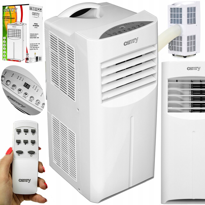 MOCNA KLIMATYZACJA CAMRY PRZENOŚNA KLIMATYZATOR KLIMA WYDAJNA Camry 2050W