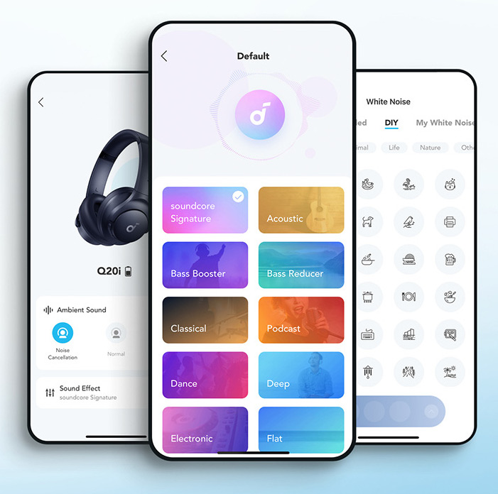 CZARNE Słuchawki Bezprzewodowe Nauszne Soundcore Q20i Bluetooth 5.0