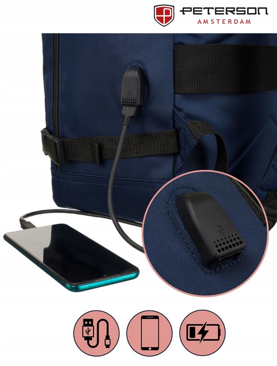 Plecak podróżny kabinowy podręczny pojemny do samolotu Wizzair 40x20x30