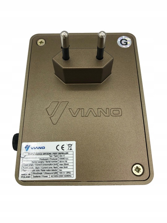 DUO GOLD ODSTRASZACZ GRYZONI KUN SZCZURÓW MYSZY