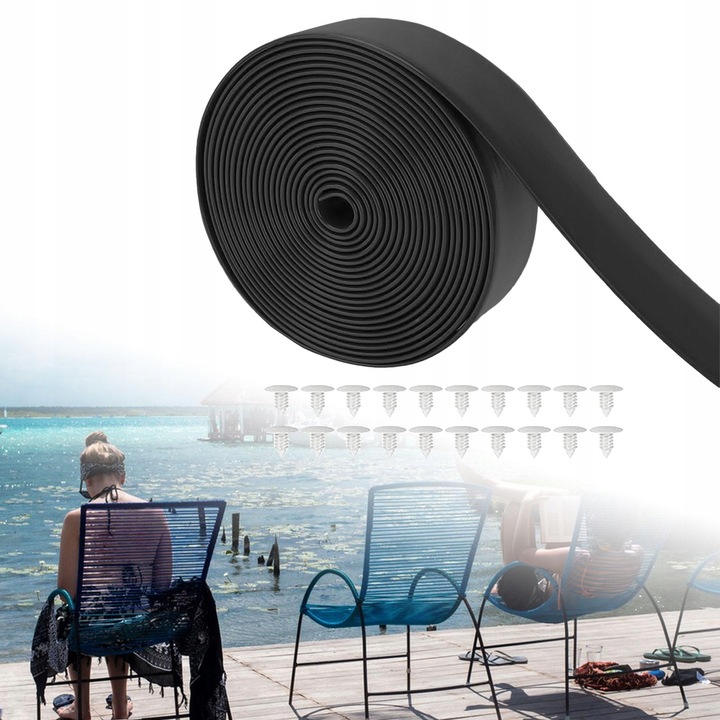 Paski winylowe do naprawy krzeseł ogrodowych 5 cm x 20 stóp Łatwe w