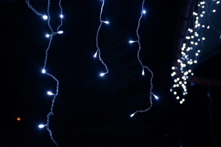 SOPLE 500 LED LAMPKI ZEWNĘTRZNE ŚWIĄTECZNE BIAŁE 8 TRYBÓW IP44