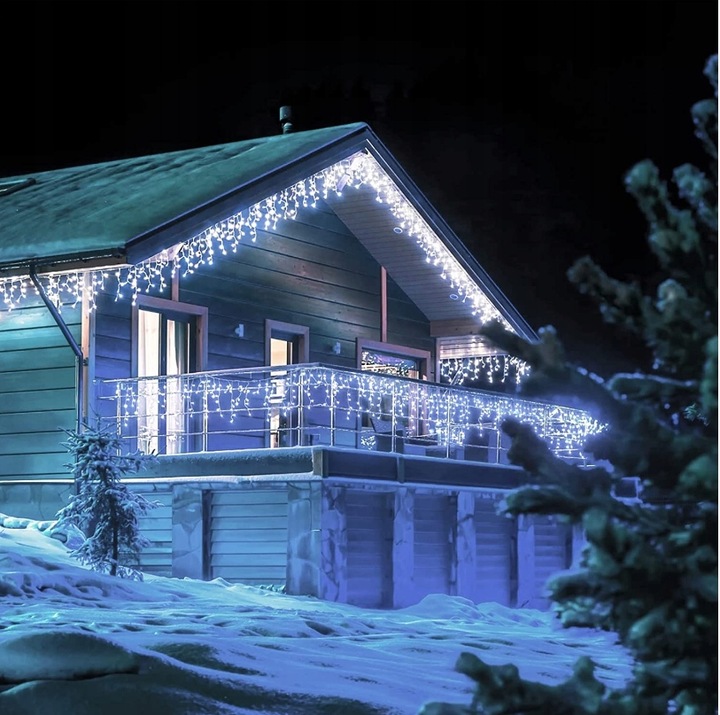 SOPLE FLASH 1000 LED 42m ZEWNĘTRZNE BIAŁE ZIMNE