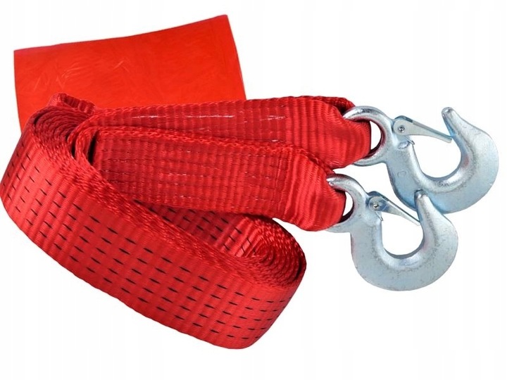 GRATISY# Pas Taśma Linka holownicza 5.5T 4m Heavy Duty