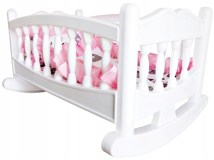 DUŻA KOŁYSKA DLA LALKI LALEK ŁÓŻECZKO + POŚCIEL PL