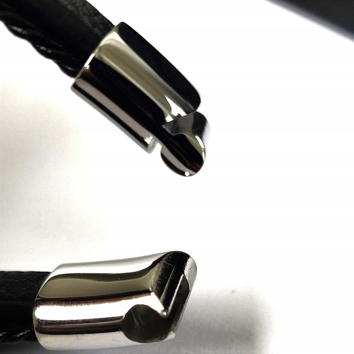 Bransoletka męska SKÓRZANA POTRÓJNA z GRAWEREM GRAWER IMIONA DATY PREZENT