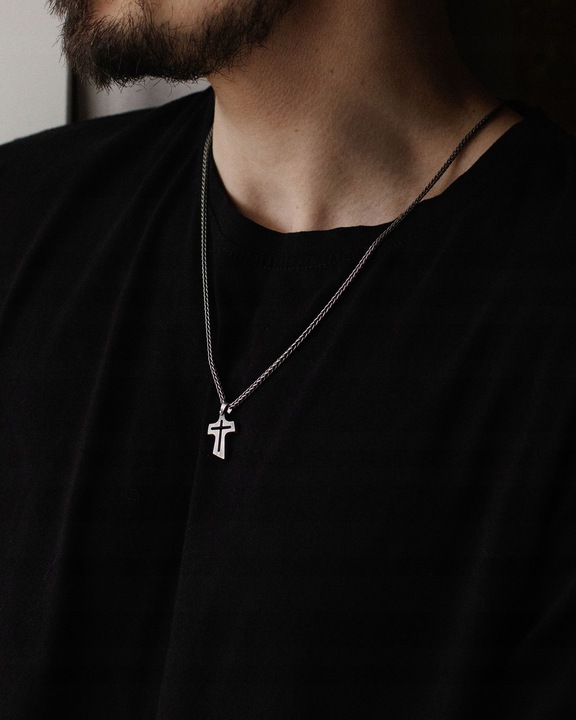 Srebrny krzyż BELIEF