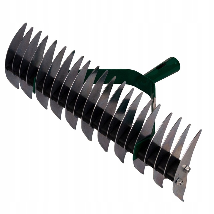 AERATOR WERTYKULATOR OBROTOWY RĘCZNY WAHADŁOWY DO TRAWY TRAWNIKA Z KOLCAMI