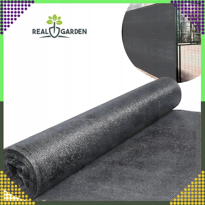 SIATKA CIENIUJĄCA 1,5x25m MASKUJĄCA 95% OSŁONA MATA NA OGRODZENIE PŁOT + UV