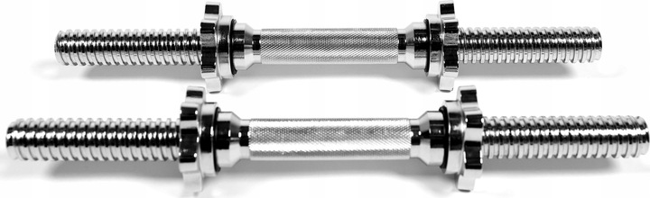 Gryfy do hantli Dumbbell Gryf Prosty Krótki Hantle 40cm 28mm 2szt. - Zipro