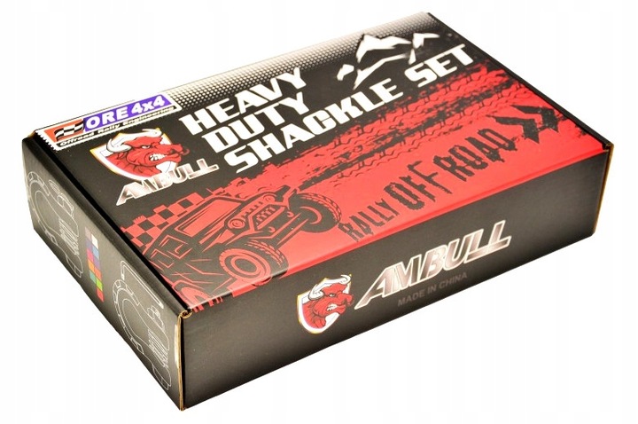 2x SZEKLA STALOWA Omega 3/4 CALA WLL 4T 4x4 Offroad Zmota