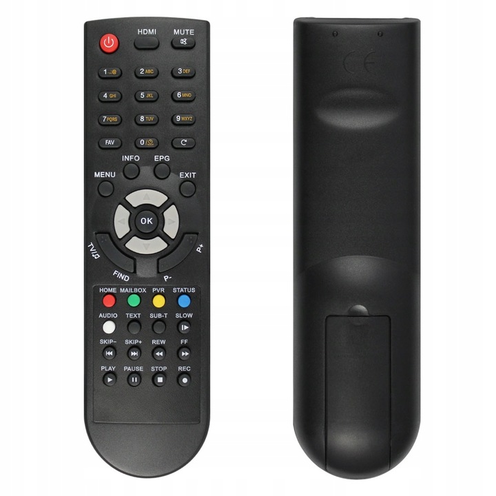 Pilot Opticum E-RCU 015 Dekodera Globo Skymaster RCU 015 +baterie GP 5szt