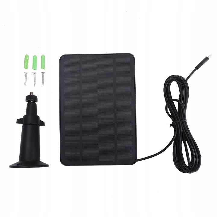 4W 5V ŁADOWARKA DO PANELU SŁONECZNEGO DO KAMERY BEZPIECZEŃSTWA Z MICRO USB