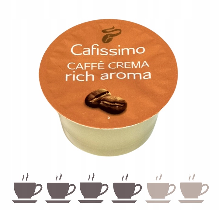 TCHIBO CAFISSIMO CAFFE CREMA RICH AROMA 96kapsułki