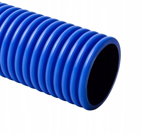 RURA KARBOWANA PESZEL DO ZIEMI AROT NIEBIESKI Z PILOTEM 40mm 40/32 25m