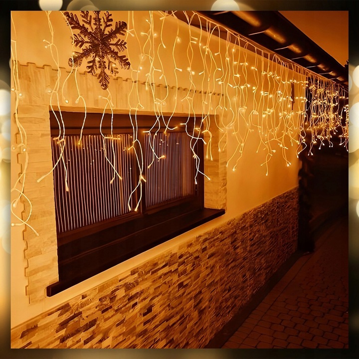 SOPLE LAMPKI CHOINKOWE ŚWIATEŁKA 300 LED 14,5M GRUBY KABEL FLASH ZEWNĘTRZNE