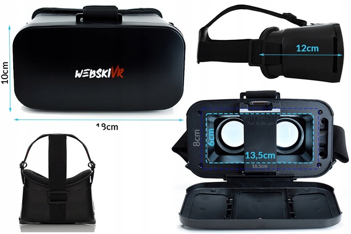 ZESTAW DO GIER OKULARY GOOGLE VR 360 STOPNI 3D PILOT BLUETOOT SŁUCHAWKI