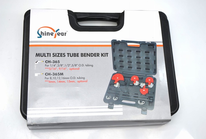 GIĘTARKA METRYCZNA DO RUR MIEDZIANYCH Z GŁOWICAMI - SHINEYEAR CH-365M