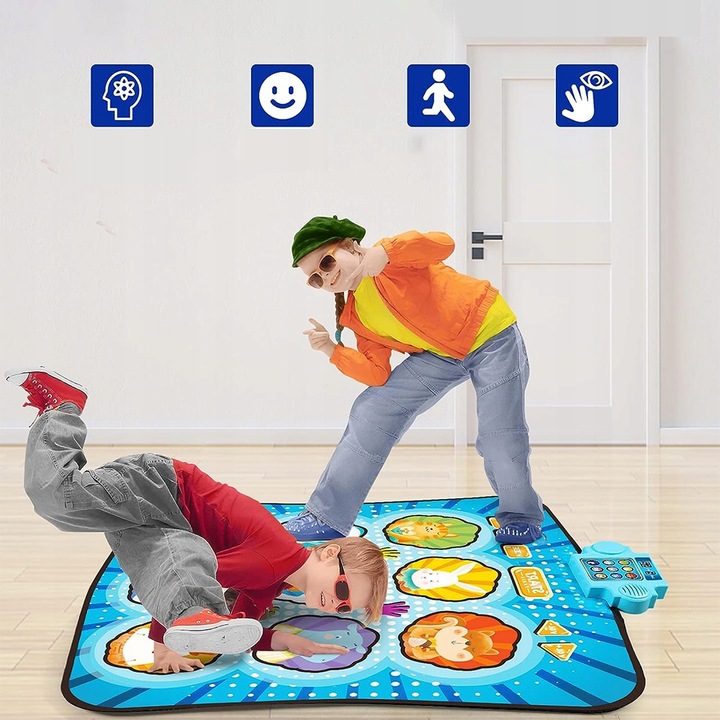 MATA DO TAŃCZENIA MUZYCZNA TANECZNA DLA DZIECI GRA INTERAKTYWNA TAŃCA ZABAW