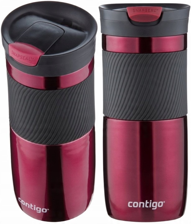 CONTIGO 2095664 Byron Vivacious bordowy 470 ml Kubek termiczny