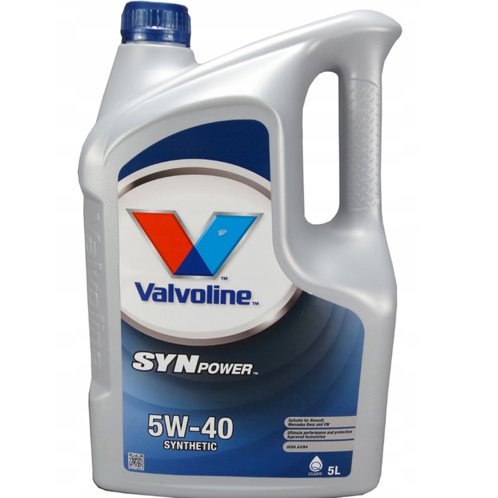 Valvoline Synpower 5W40 olej silnikowy 5L
