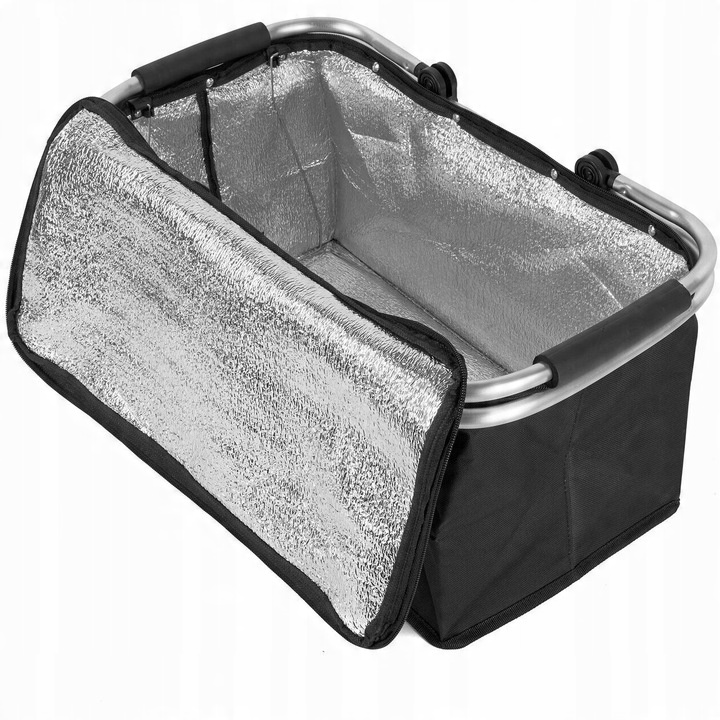 Kosz piknikowy koszyk termiczny składany na piknik zakupy prezent ZAGATTO