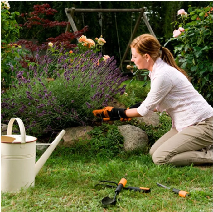 6x Narzędzia Ogrodowe 2x Łopatka Ogrodowa 2x Grabki Motyczka Pazurki Zestaw