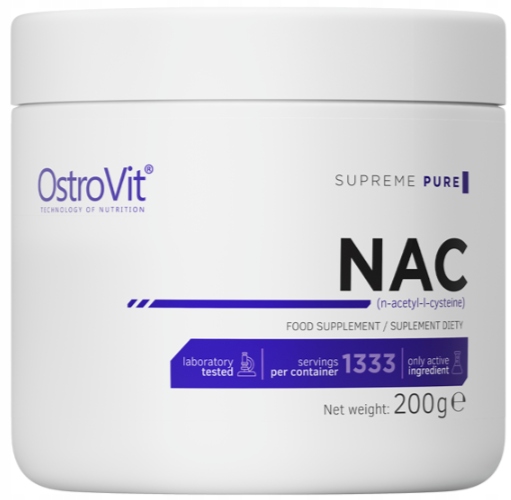 OstroVit NAC N-ACETYLO L-CYSTEINA W PROSZKU 200 g