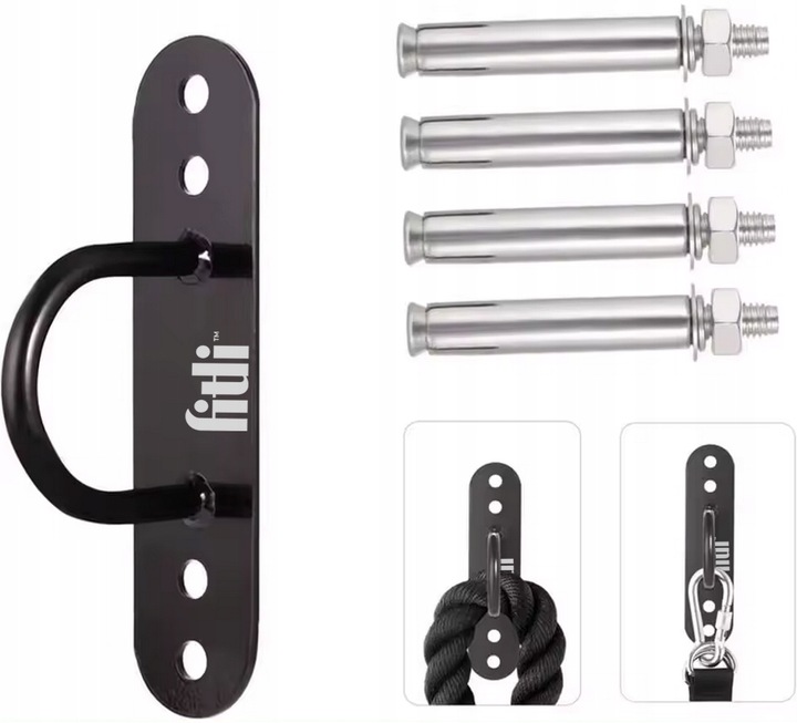 UCHWYT SUFITOWY ŚCIENNY Mocowanie do Huśtawki Pasów Liny Worka HAK NA SUFIT