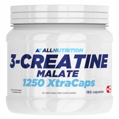 ALLNUTRITION 3-CREATINE MALATE 180 KAPS JABŁCZAN KREATYNA TCM WYTRZYMAŁOŚĆ