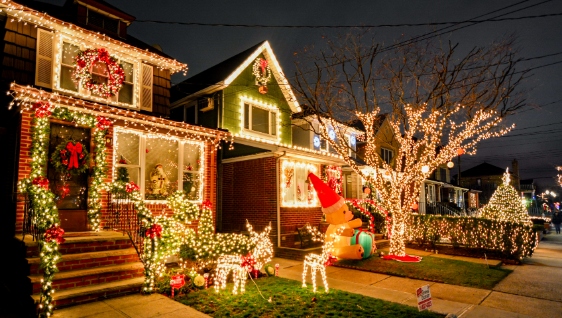 HIT! OZDOBA ŚWIĄTECZNA DZWONKI ZIMNY BIAŁY NEON