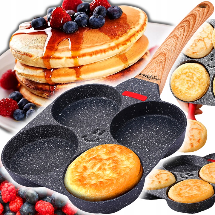 PATELNIA do PANCAKES Naleśników do smażenia JAJEK Omletów Racuchów NonStick