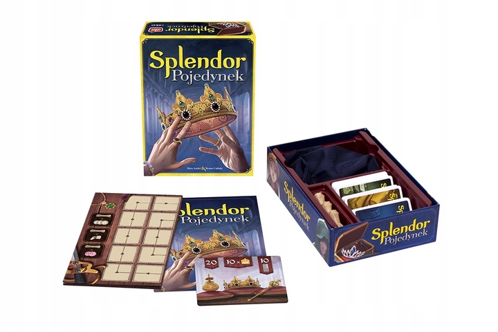 Splendor: Pojedynek, taktyczna gra dla dwóch mistrzów jubilerskich! 2 osob