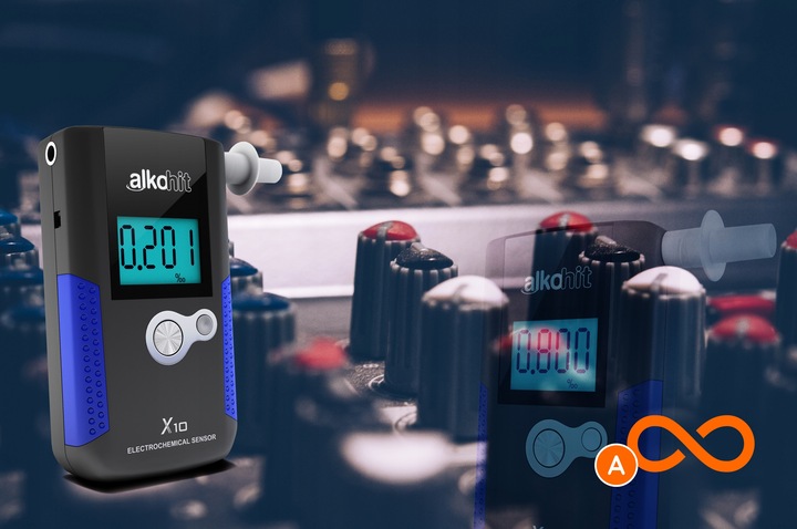 Alkomat ALKOHIT X10 Technologia Policyjna +Ustniki